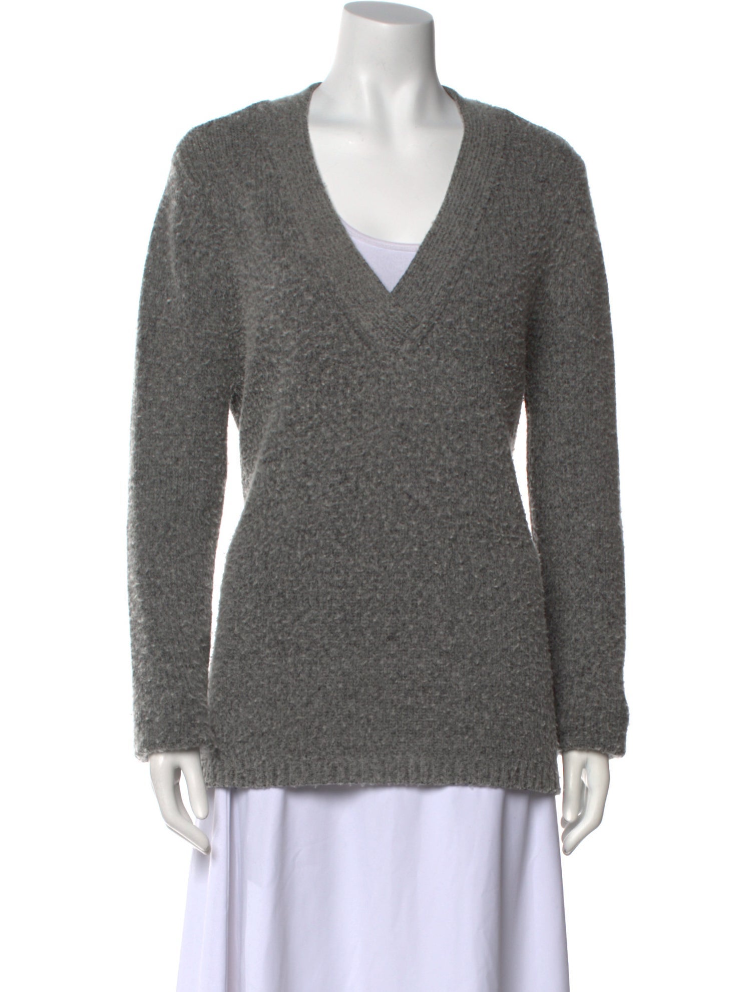 ATM Anthony Thomas Melillo Silk V-Neck Sweater