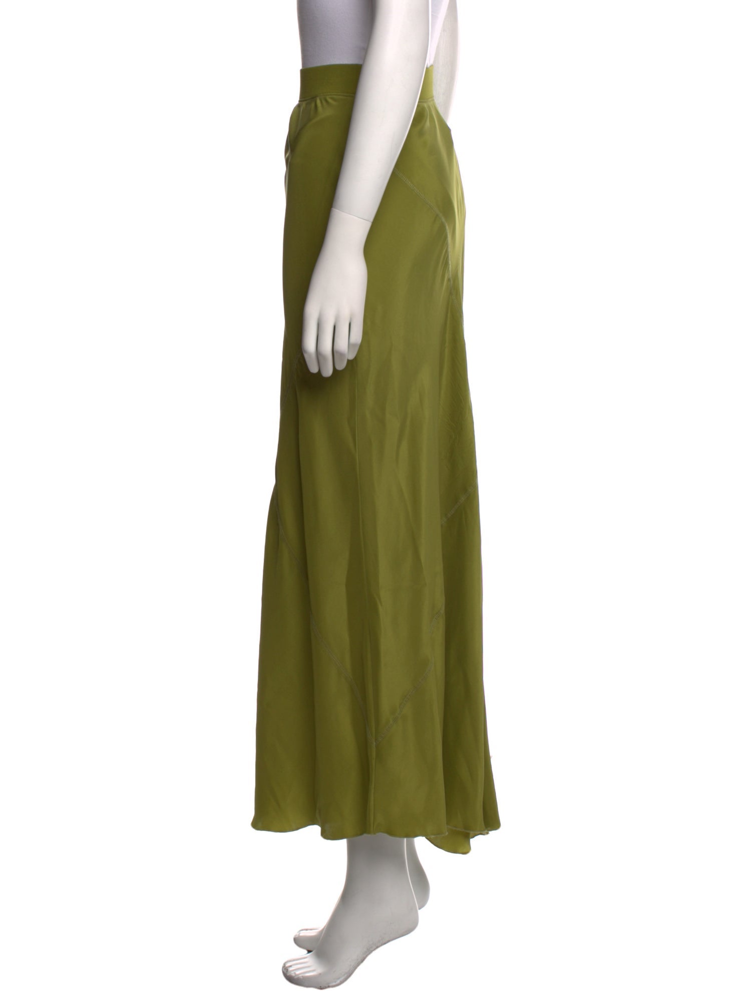 ATM Anthony Thomas Melillo Silk Midi Length Skirt