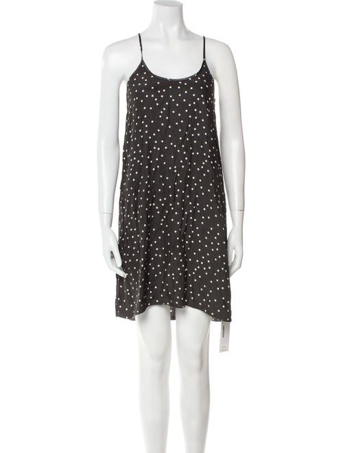 ATM Anthony Thomas Melillo Silk Polka Dot Print Tunic