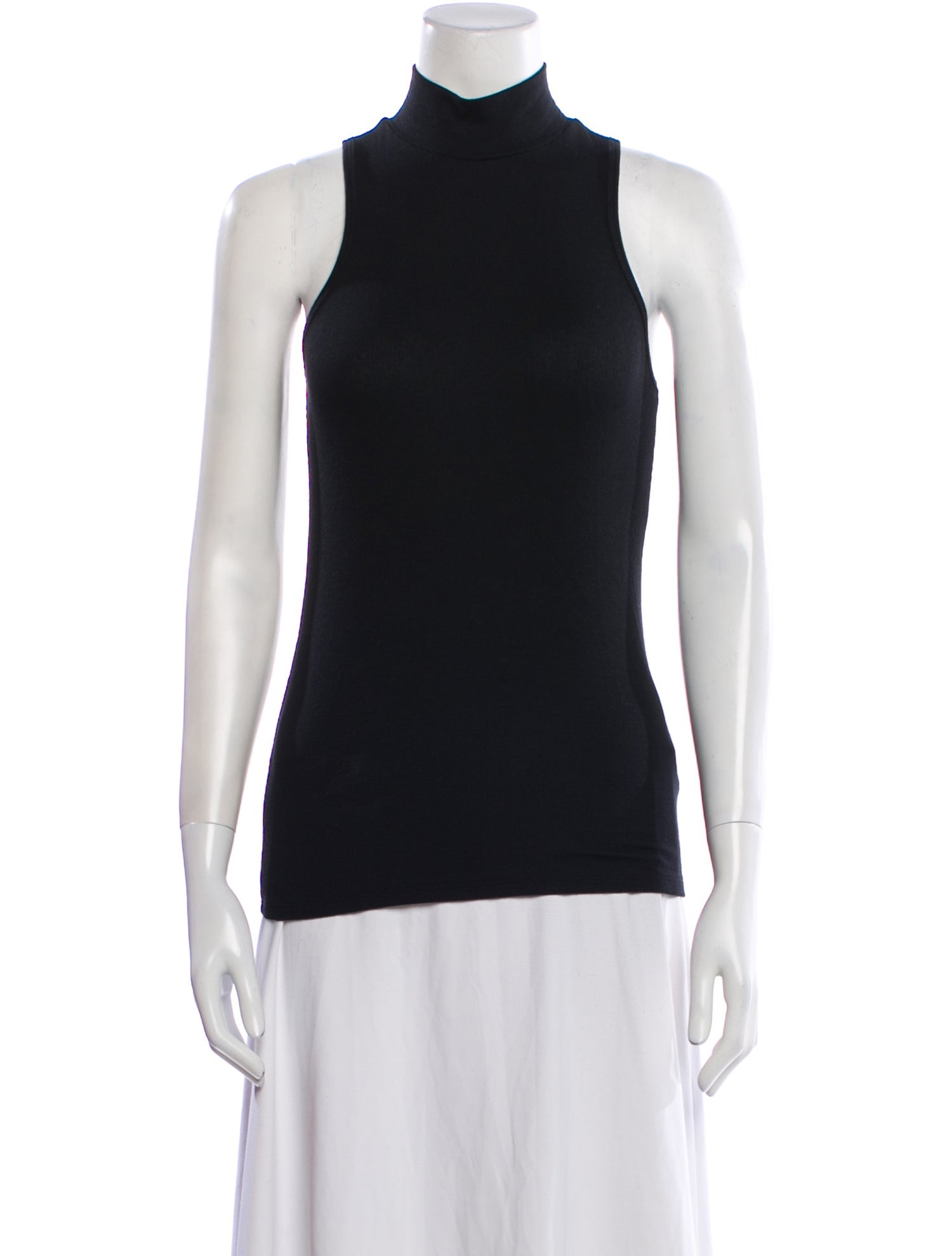 ATM Anthony Thomas Melillo Turtleneck Sleeveless Top