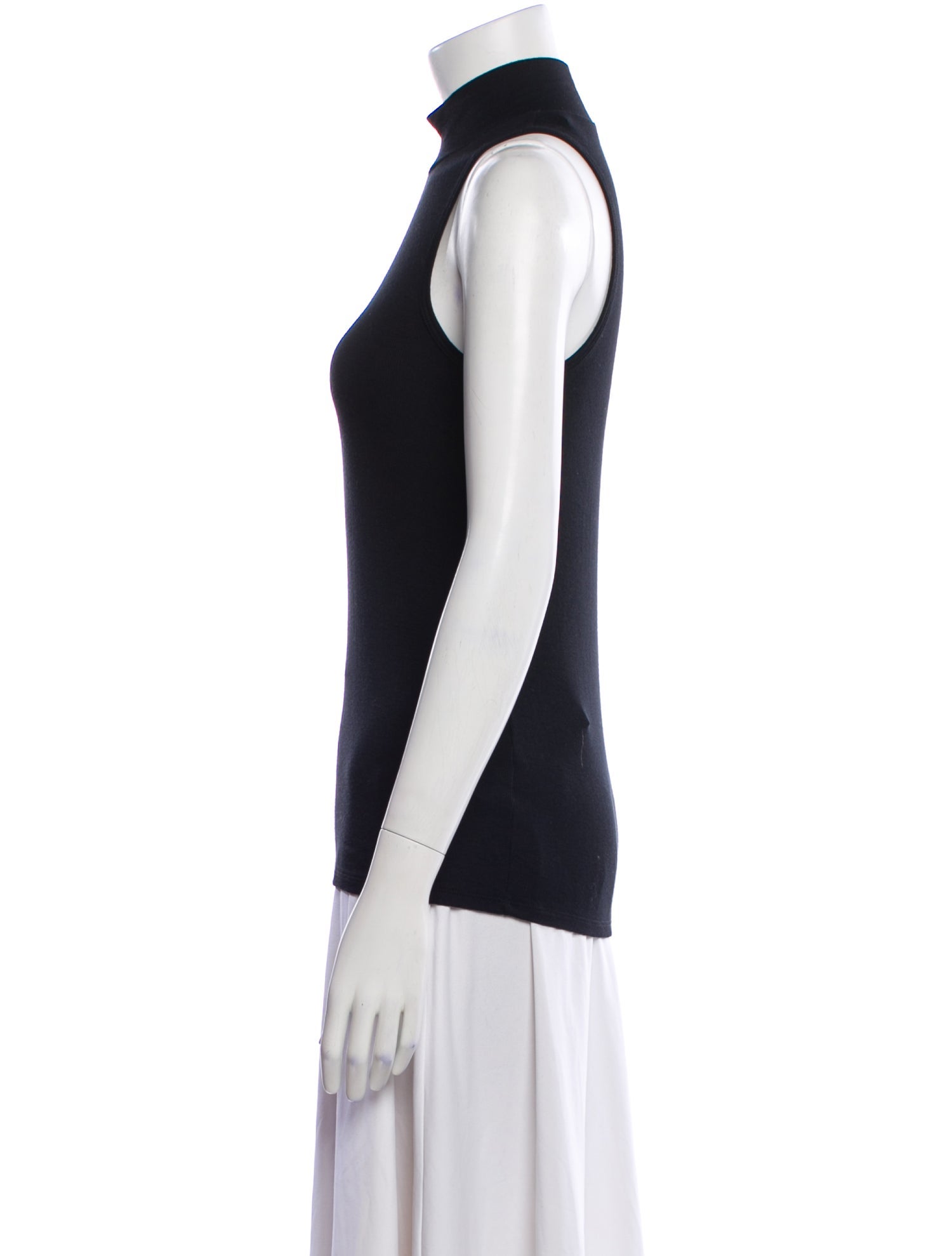 ATM Anthony Thomas Melillo Turtleneck Sleeveless Top