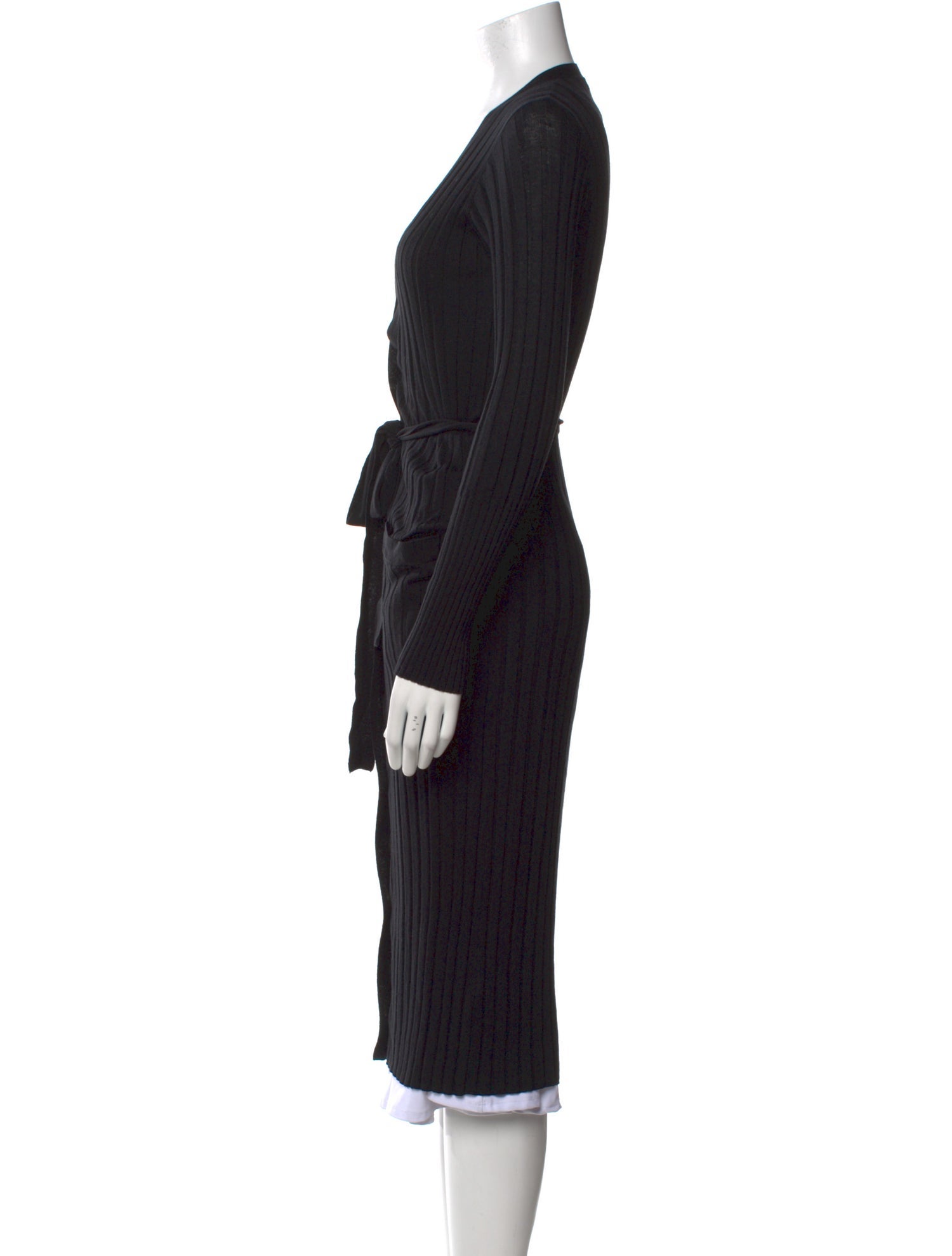 ATM Anthony Thomas Melillo Silk Plunge Neckline Sweater