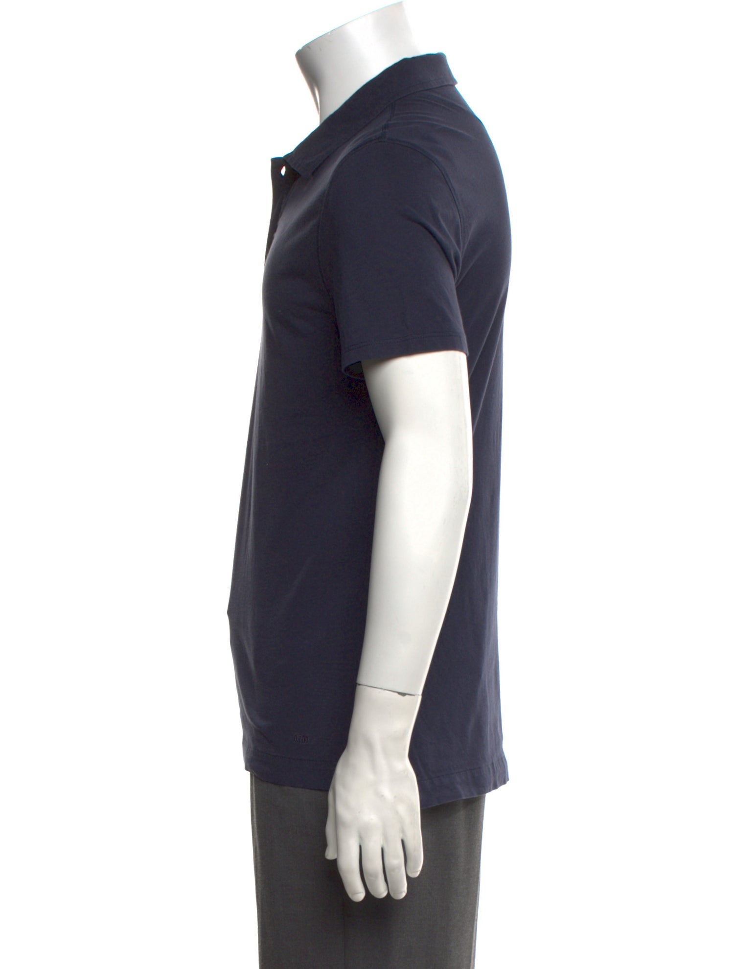 ATM Anthony Thomas Melillo Crew Neck Short Sleeve Polo Shirt