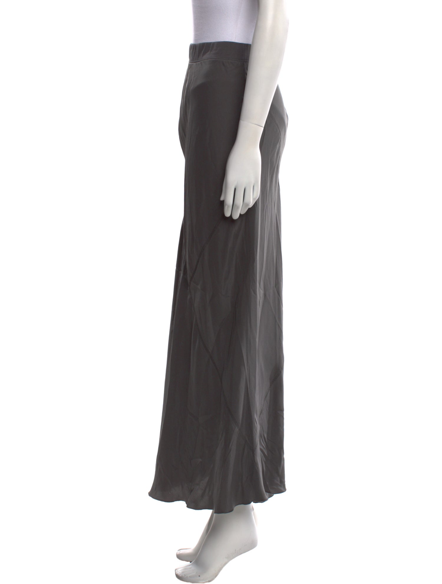 ATM Anthony Thomas Melillo Silk Midi Length Skirt