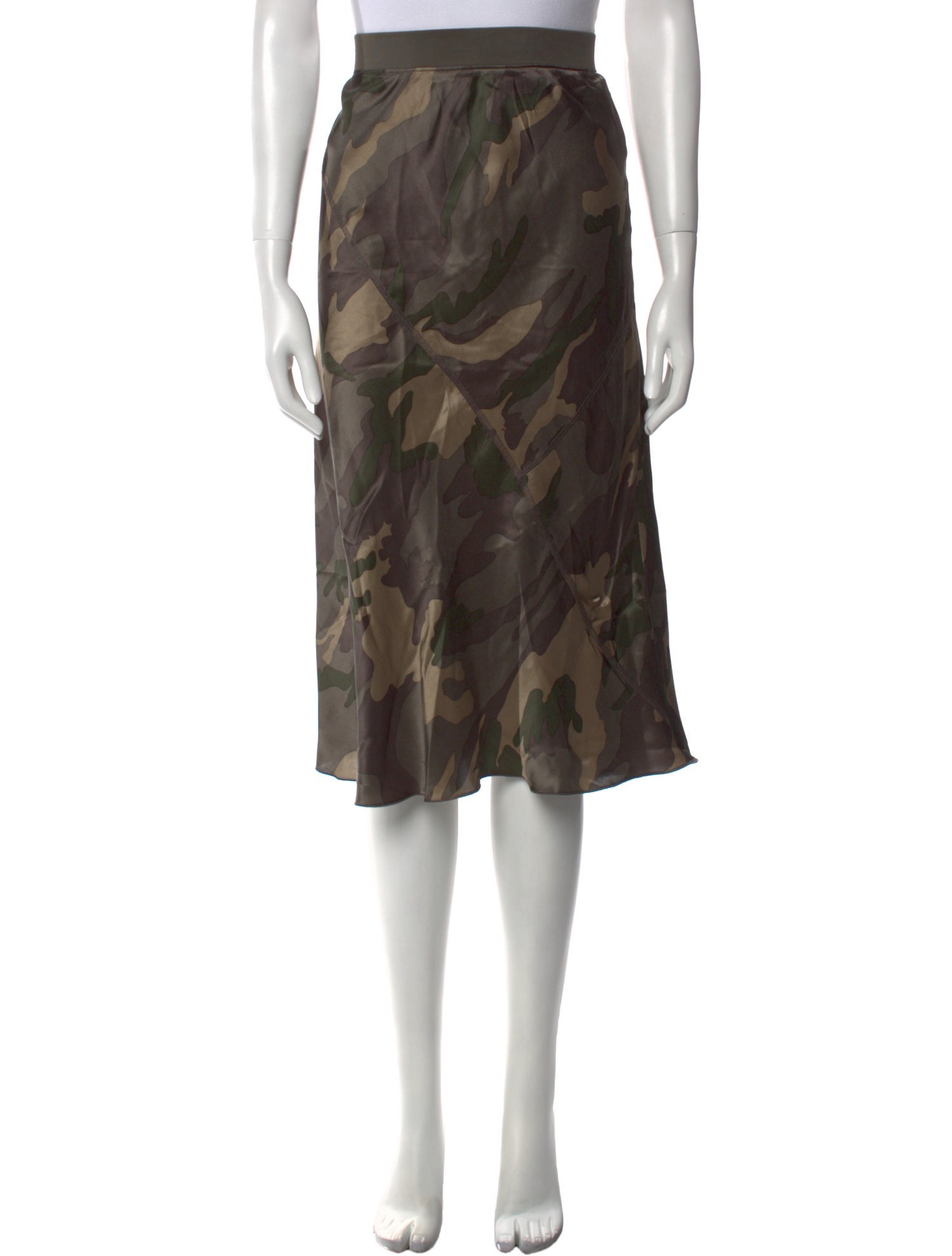 ATM Anthony Thomas Melillo Silk Knee-Length Skirt