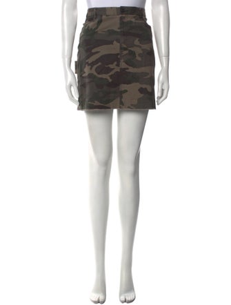 ATM Anthony Thomas Melillo Camouflage Print Mini Skirt