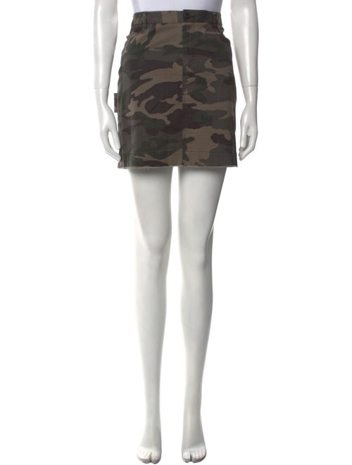 ATM Anthony Thomas Melillo Camouflage Print Mini Skirt