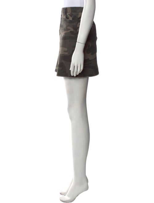 ATM Anthony Thomas Melillo Camouflage Print Mini Skirt