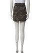 ATM Anthony Thomas Melillo Camouflage Print Mini Skirt