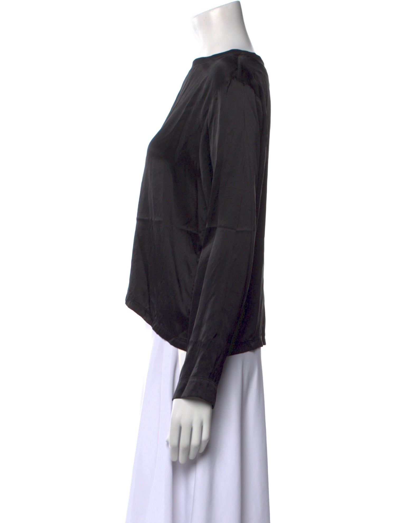 ATM Anthony Thomas Melillo Silk Bateau Neckline Blouse
