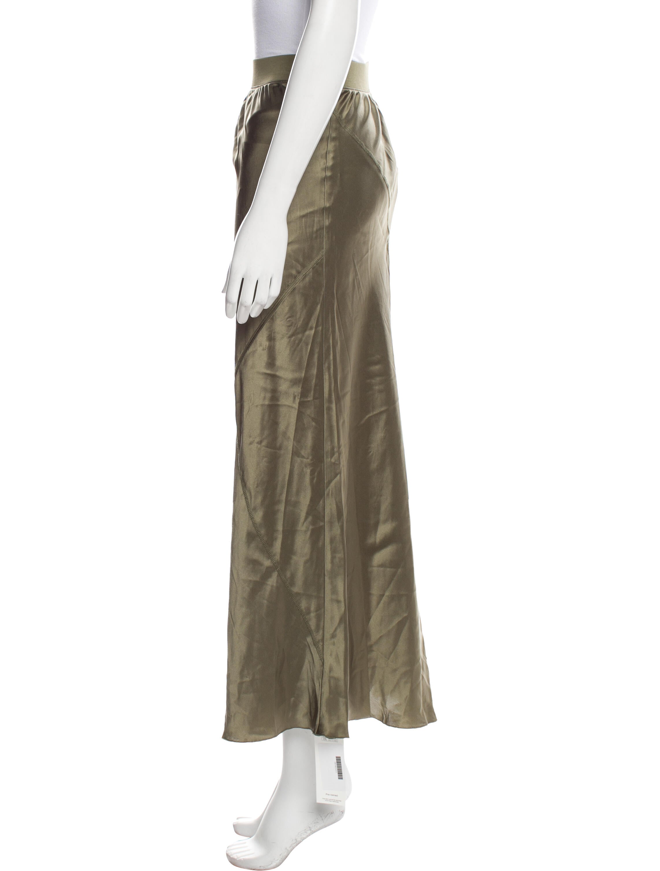 ATM Anthony Thomas Melillo Silk Midi Length Skirt w/ Tags