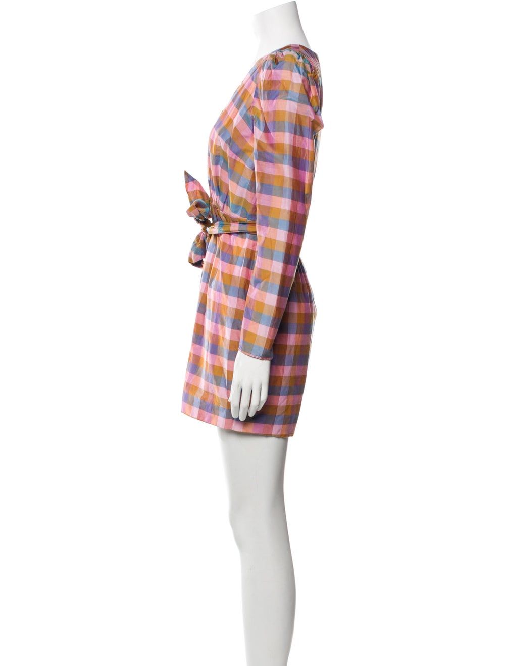 Atoir Plaid Print Mini Dress - image 2