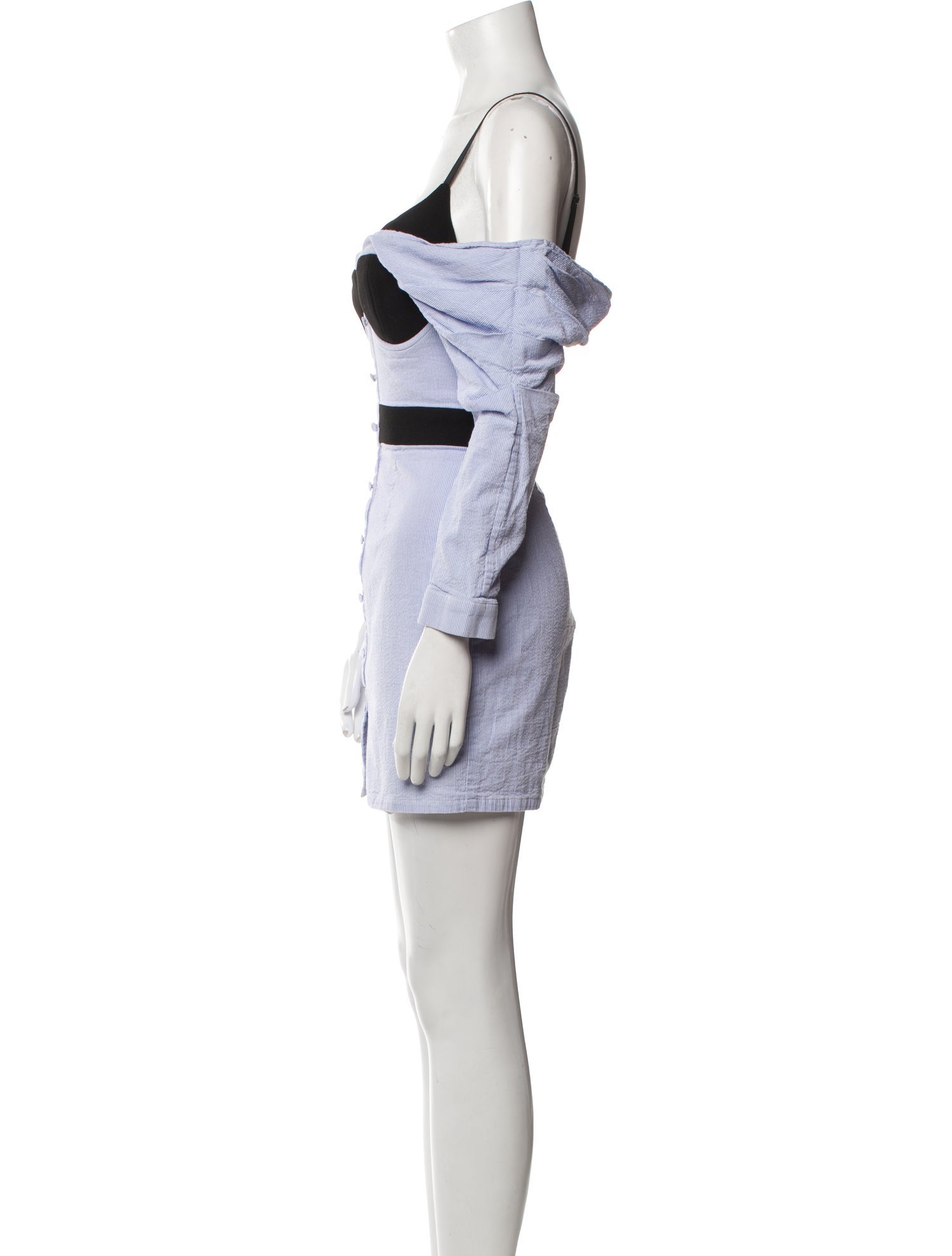 Atoir Square Neckline Mini Dress