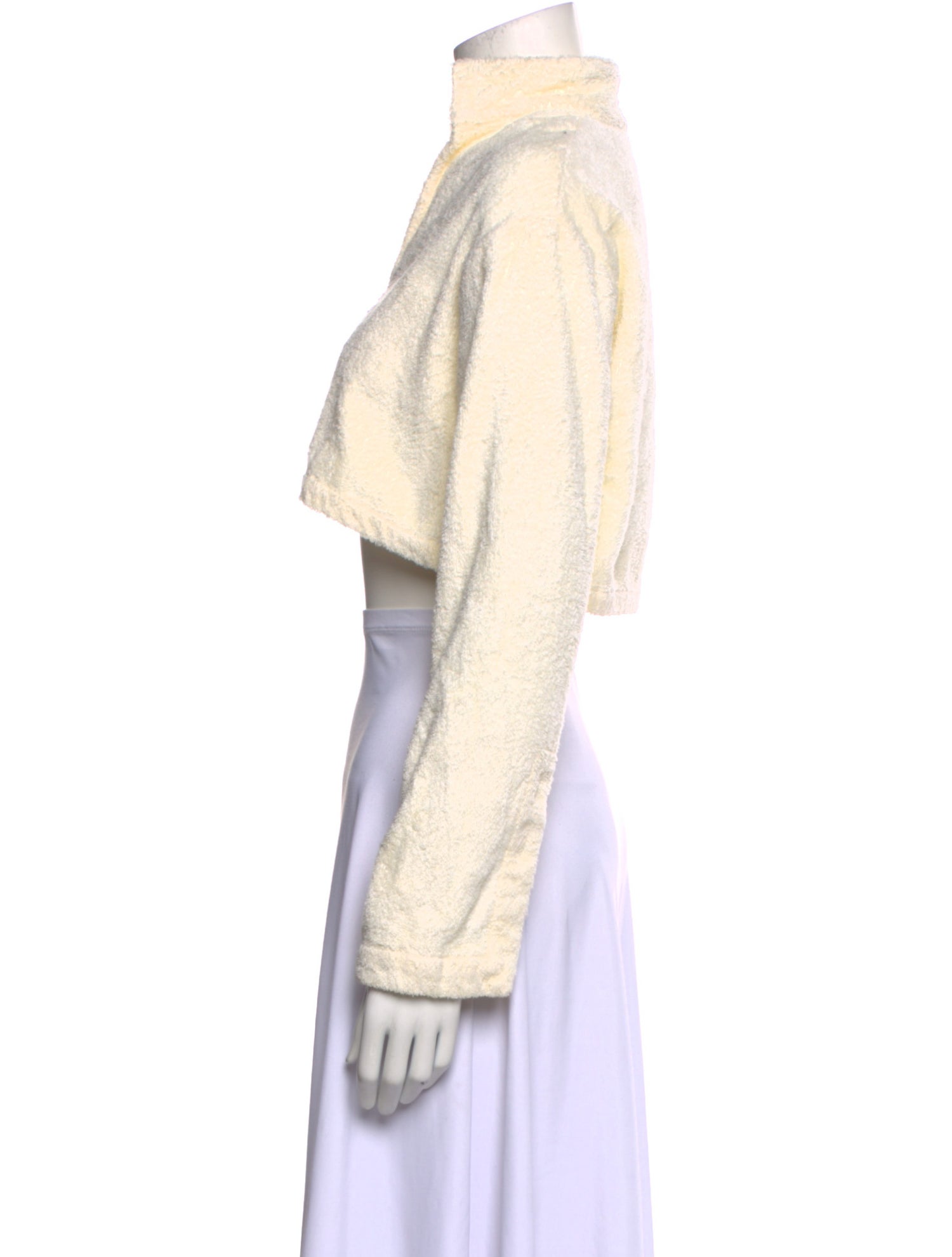 Atoir Mock Neck Long Sleeve Crop Top