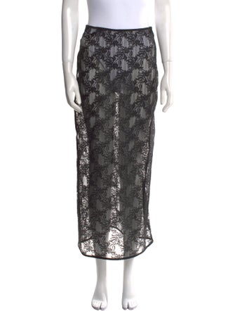 Atoir Floral Print Midi Length Skirt