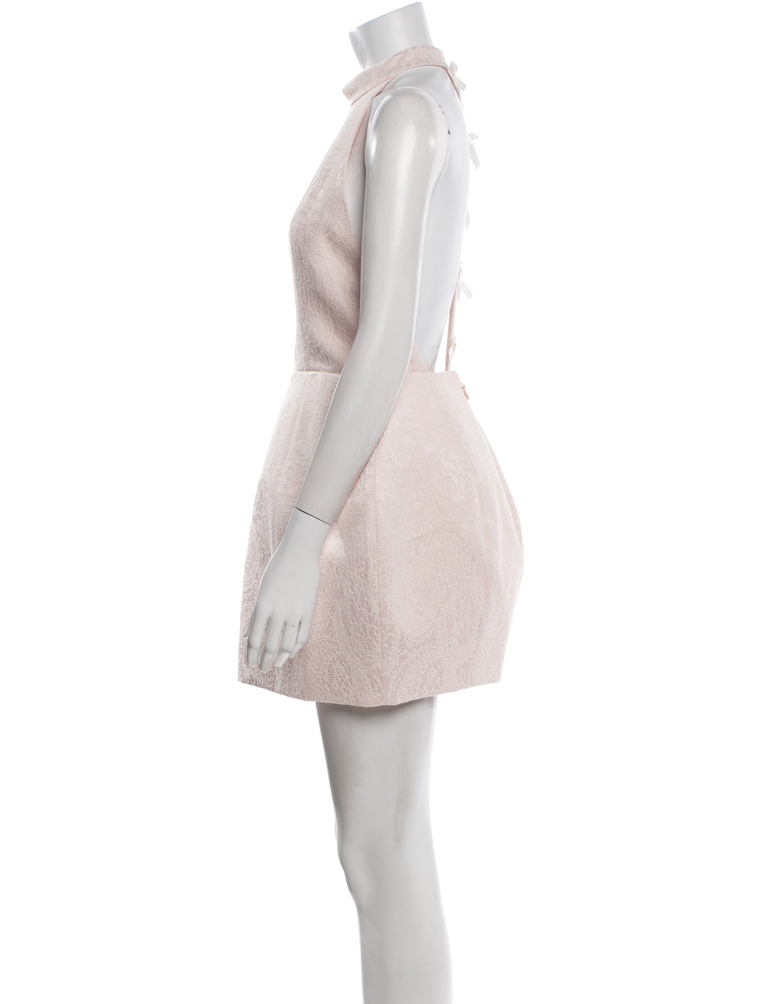 Atoir Mock Neck Mini Dress