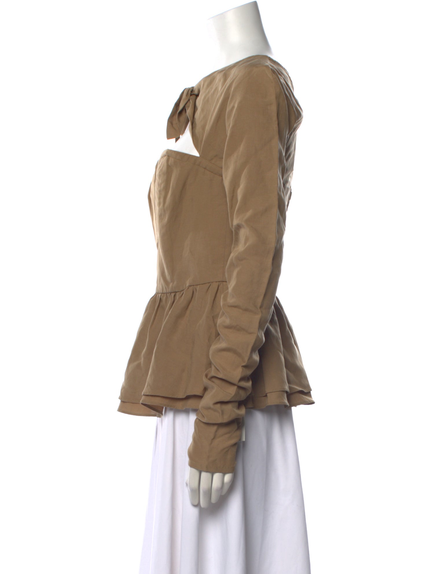 Atoir Tie Neck Long Sleeve Blouse