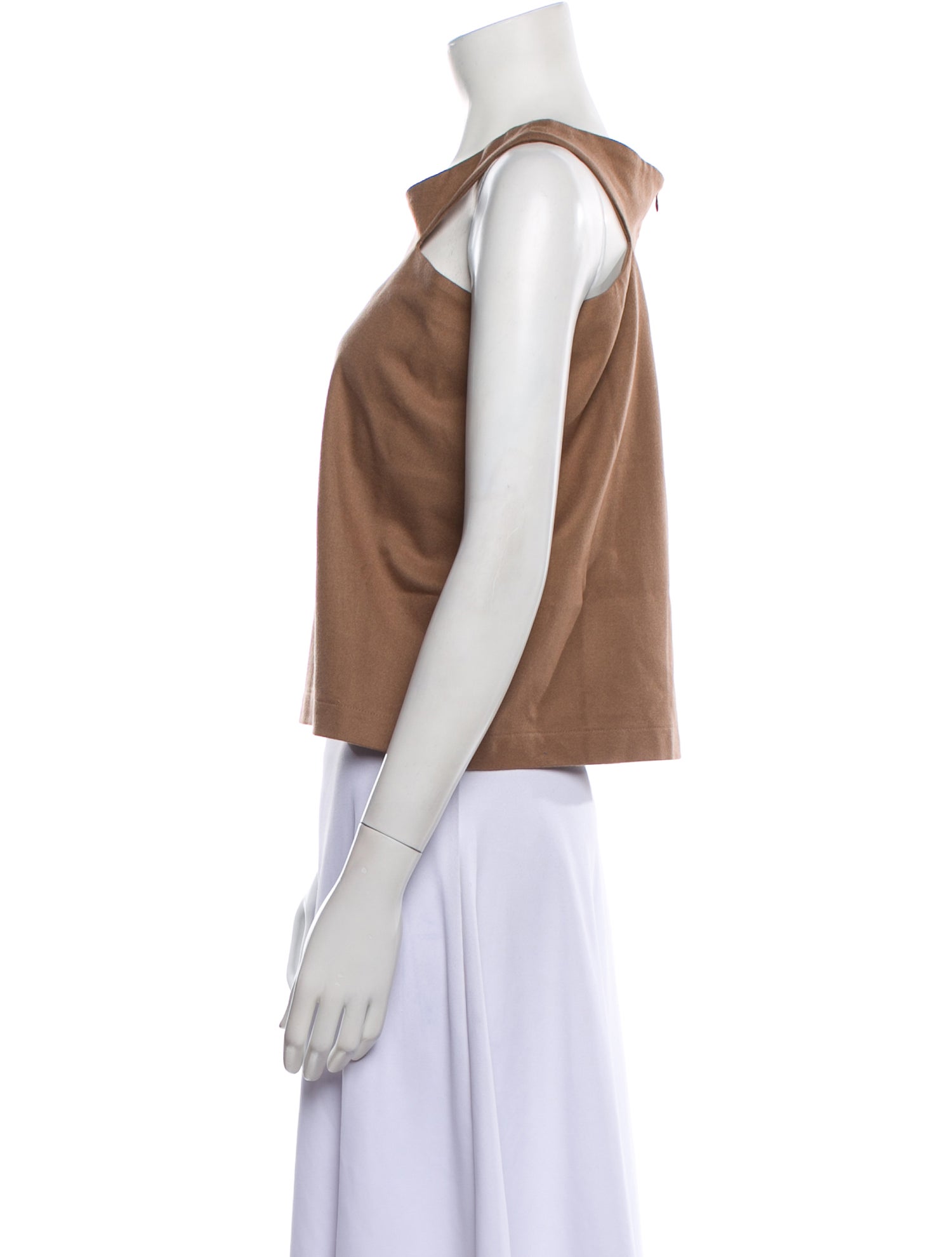 Atoir Bateau Neckline Sleeveless Crop Top