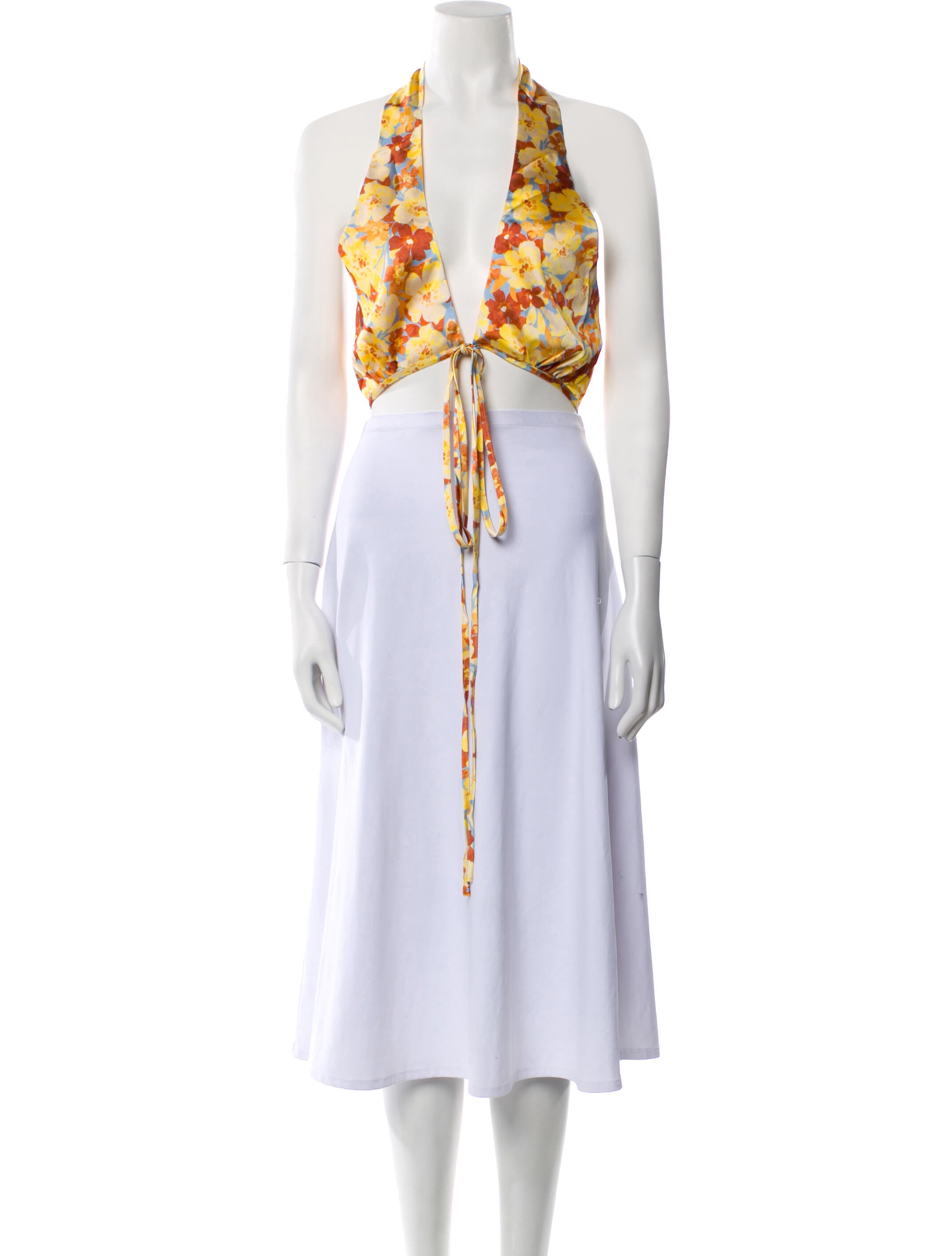 Atoir V-Neck Sleeveless Crop Top w/ Tags