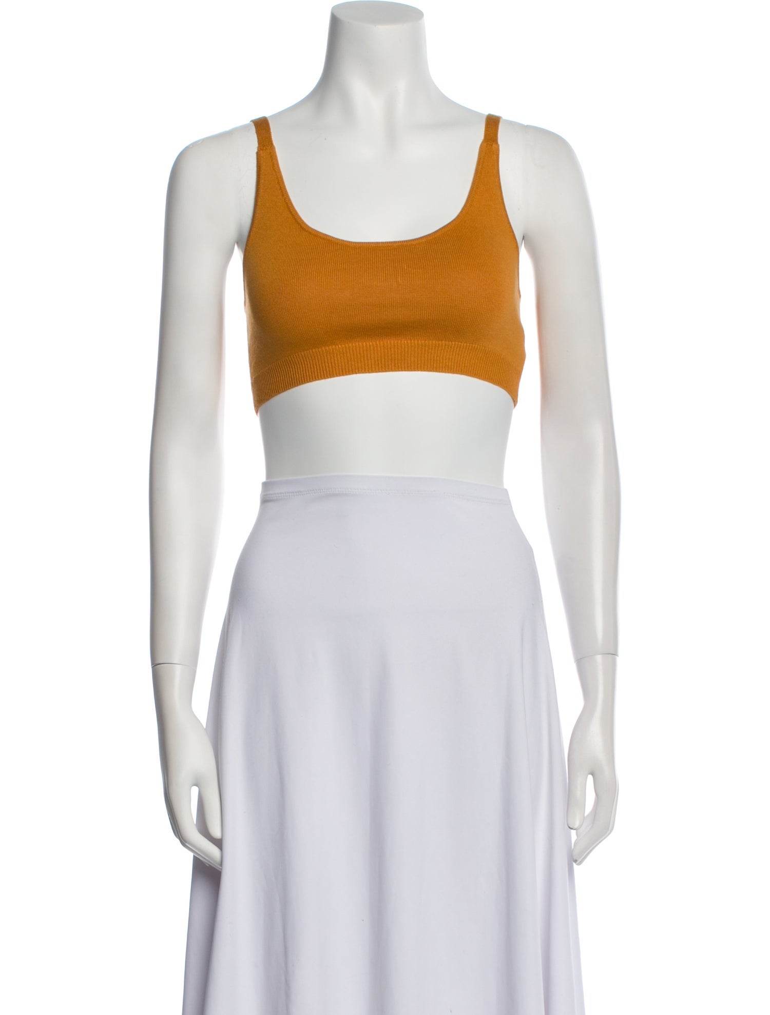 Atoir Striped Scoop Neck Crop Top w/ Tags