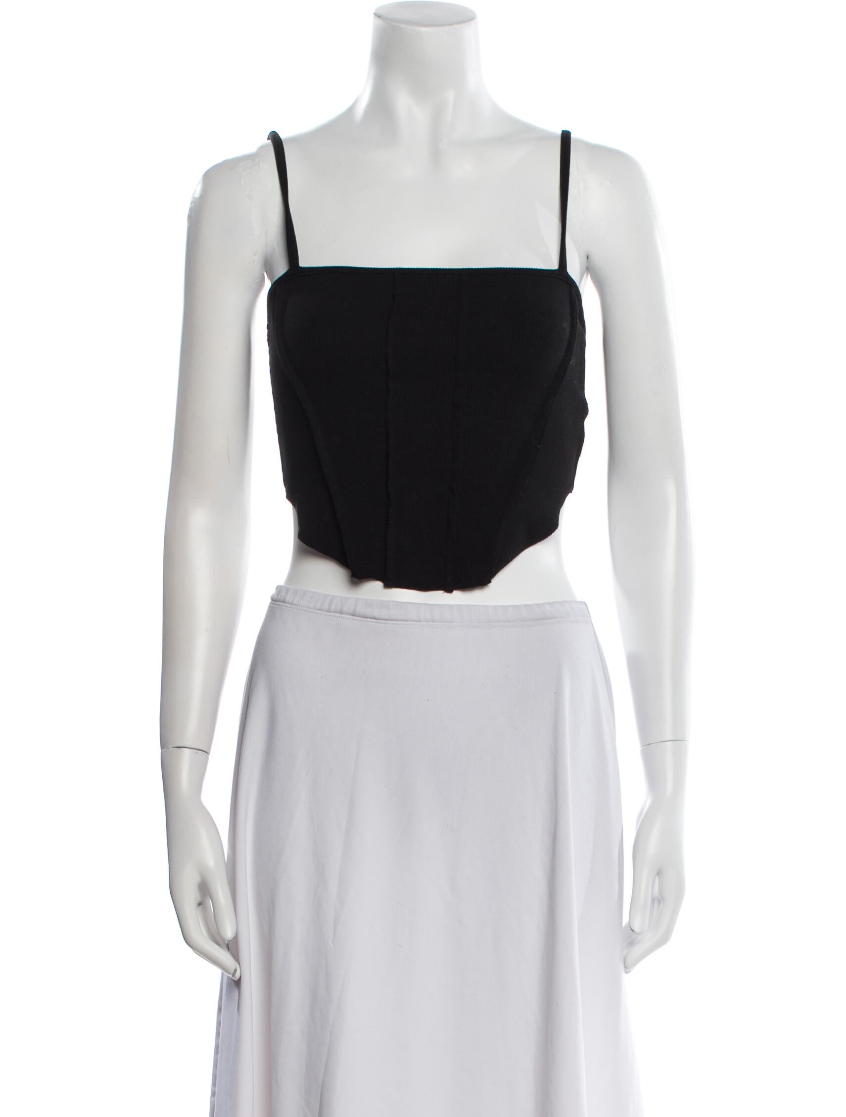 Atoir Square Neckline Sleeveless Crop Top