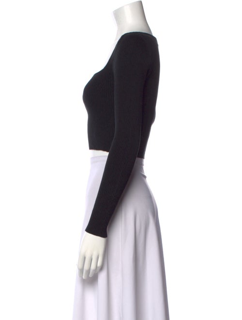 Atoir Square Neckline Long Sleeve Crop Top