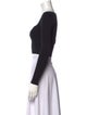 Atoir Square Neckline Long Sleeve Crop Top