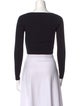 Atoir Square Neckline Long Sleeve Crop Top