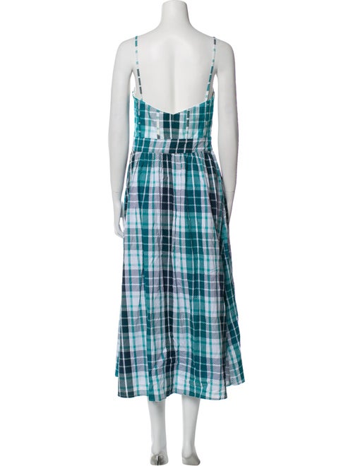Atoir Plaid Print Long Dress