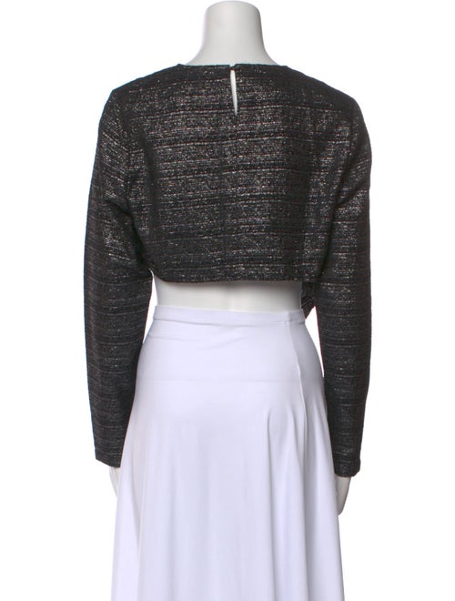 Atoir Crew Neck Long Sleeve Crop Top