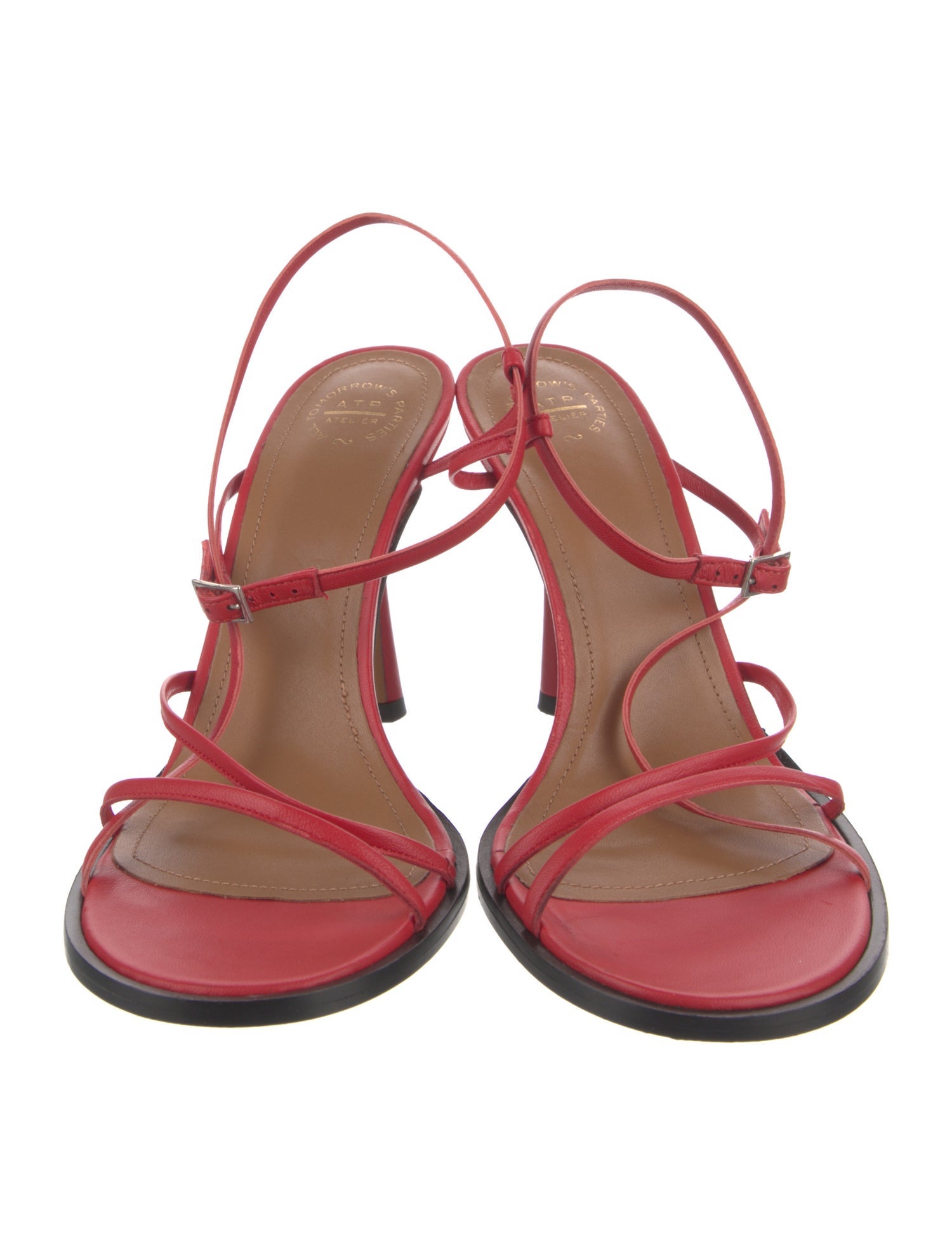 ATP Atelier Leather Slingback Sandals