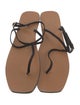 ATP Atelier Leather T-Strap Sandals
