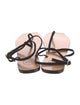 ATP Atelier Leather T-Strap Sandals