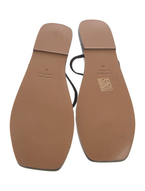 ATP Atelier Leather T-Strap Sandals