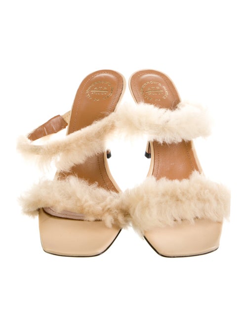 ATP Atelier Leather Floral Print Slides