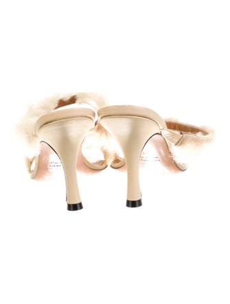 ATP Atelier Leather Floral Print Slides