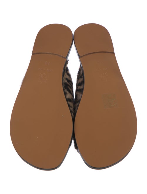 ATP Atelier Ponyhair Animal Print Slides