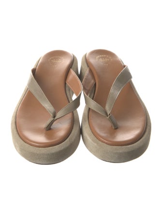 ATP Atelier Suede Flip Flops