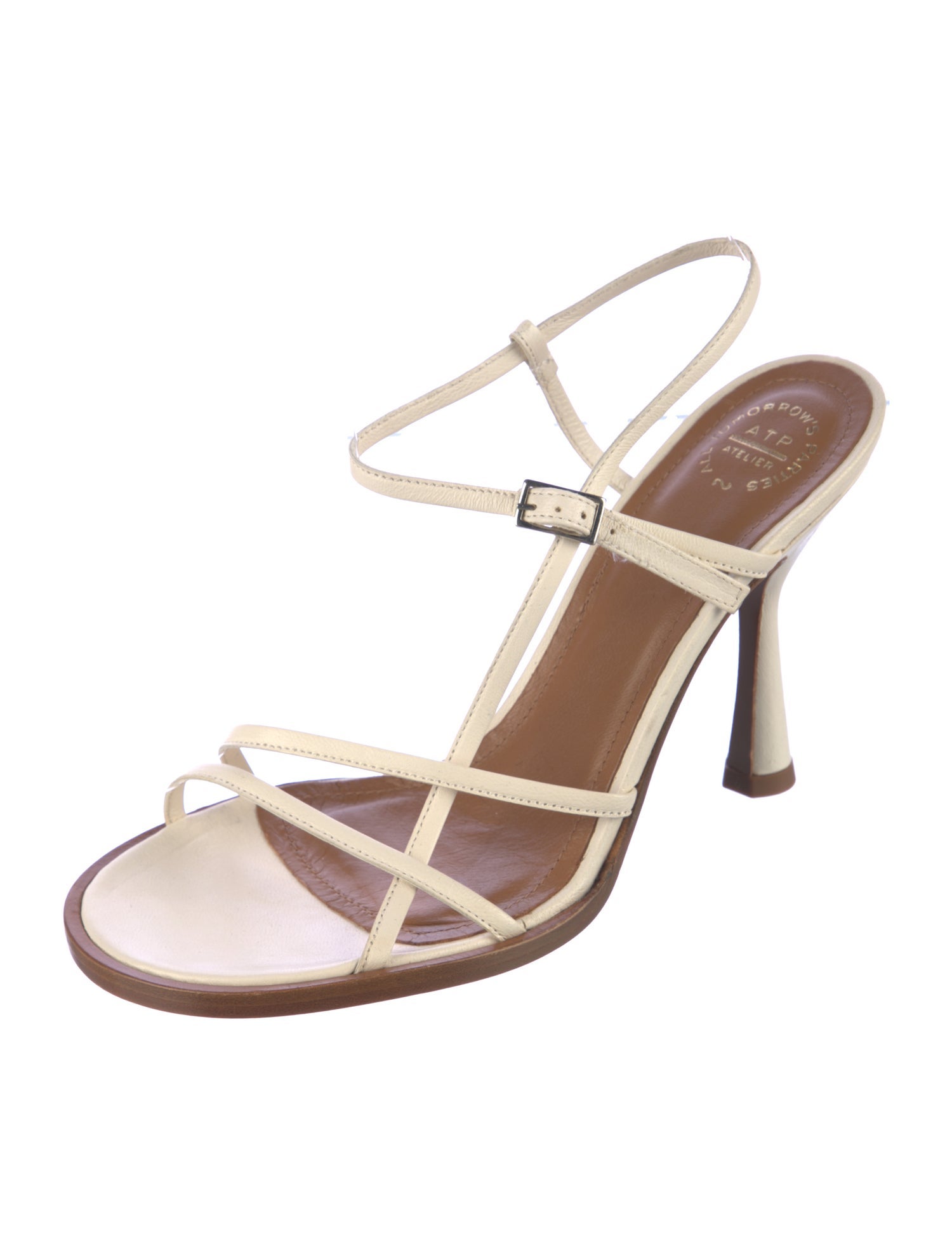 ATP Atelier Leather Slingback Sandals
