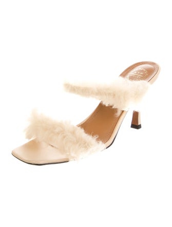 ATP Atelier Leather Floral Print Slides