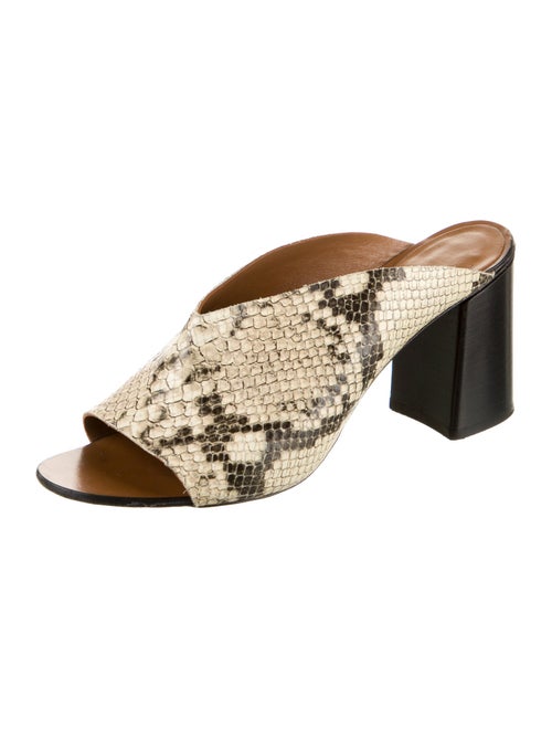 ATP Atelier Leather Animal Print Slides