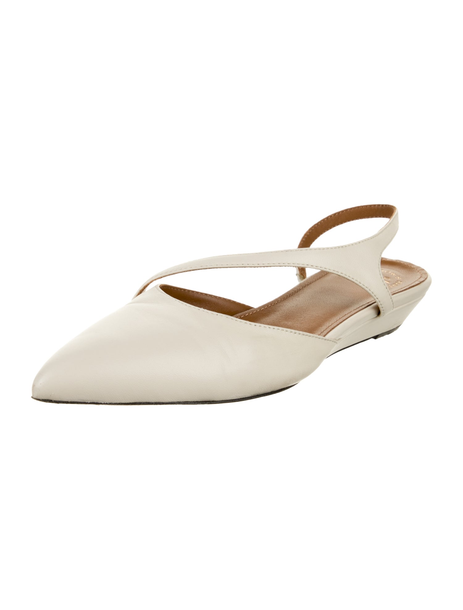 ATP Atelier Leather Slingback Flats
