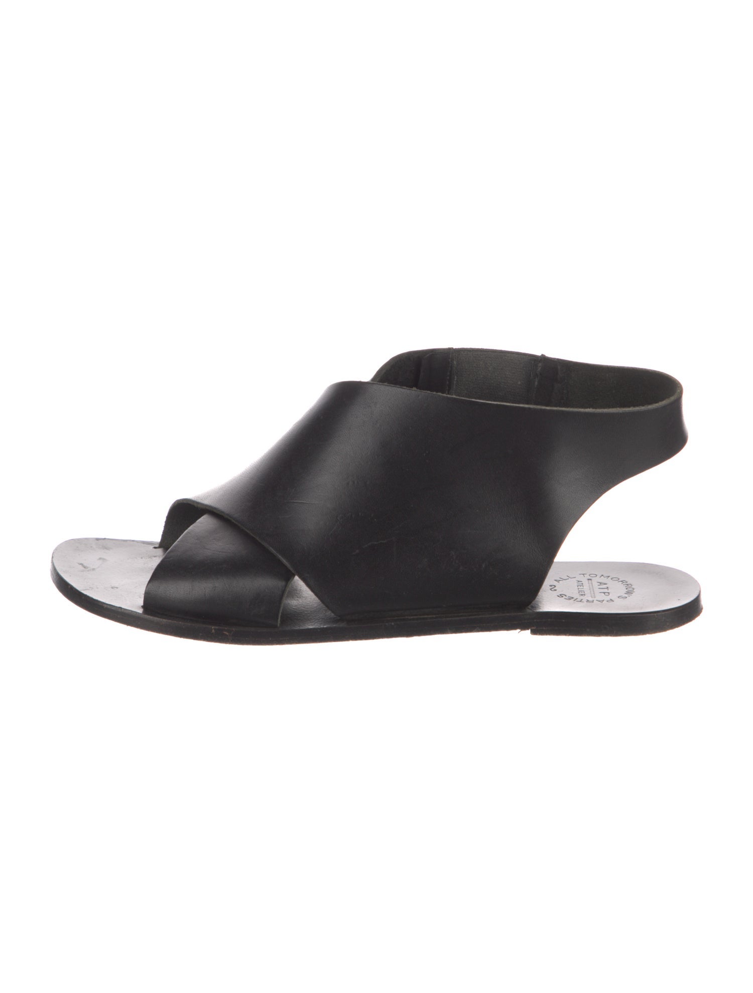 ATP Atelier Leather Slingback Sandals