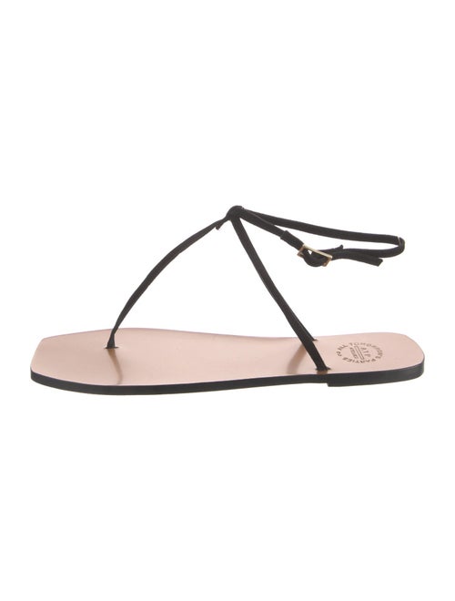 ATP Atelier Leather T-Strap Sandals