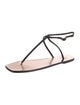 ATP Atelier Leather T-Strap Sandals