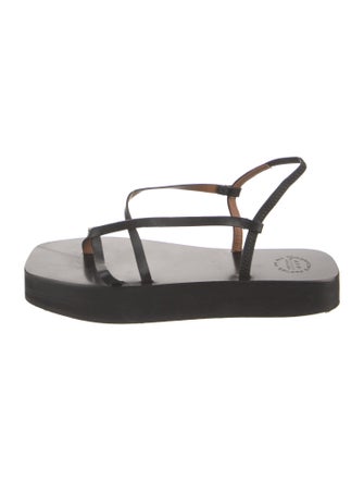 ATP Atelier Leather Slingback Sandals