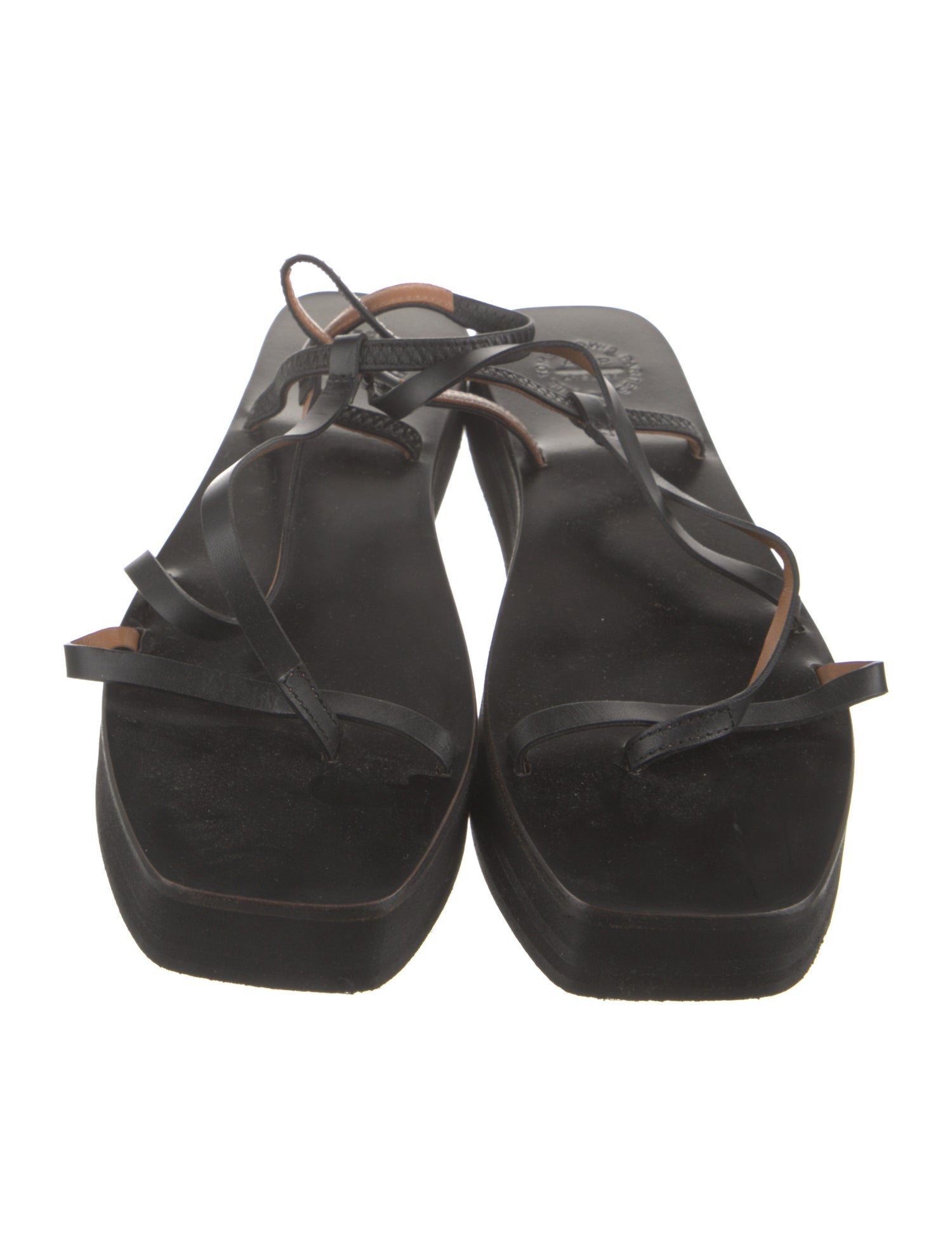 ATP Atelier Leather Slingback Sandals