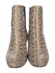 ATP Atelier Leather Animal Print Chelsea Boots