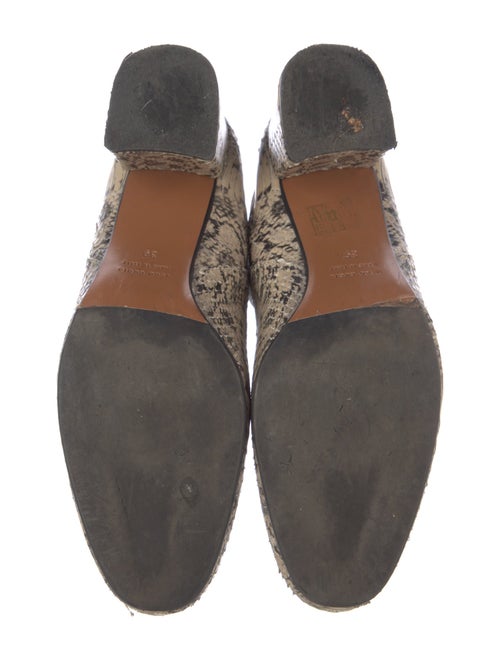 ATP Atelier Leather Animal Print Chelsea Boots