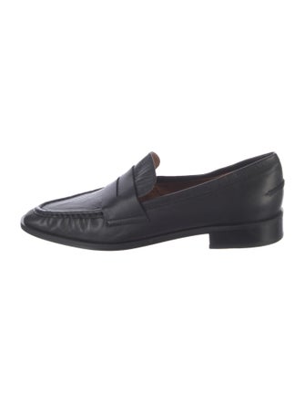 ATP Atelier Leather Whipstitch Trim Pumps